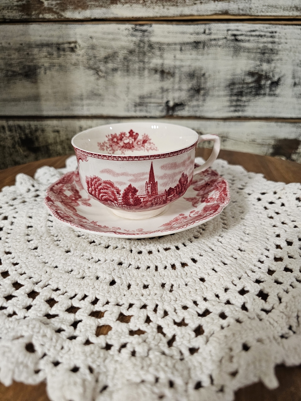 Vintage Elegant Teacup and Saucer Set